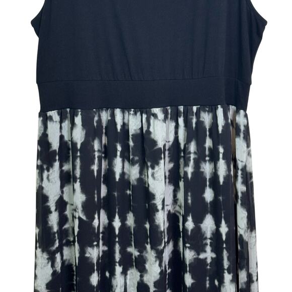 Torrid Size 2 2X 18-20 Tie Dye Chiffon Skirt Knit Top Maxi Dress - Picture 4 of 10